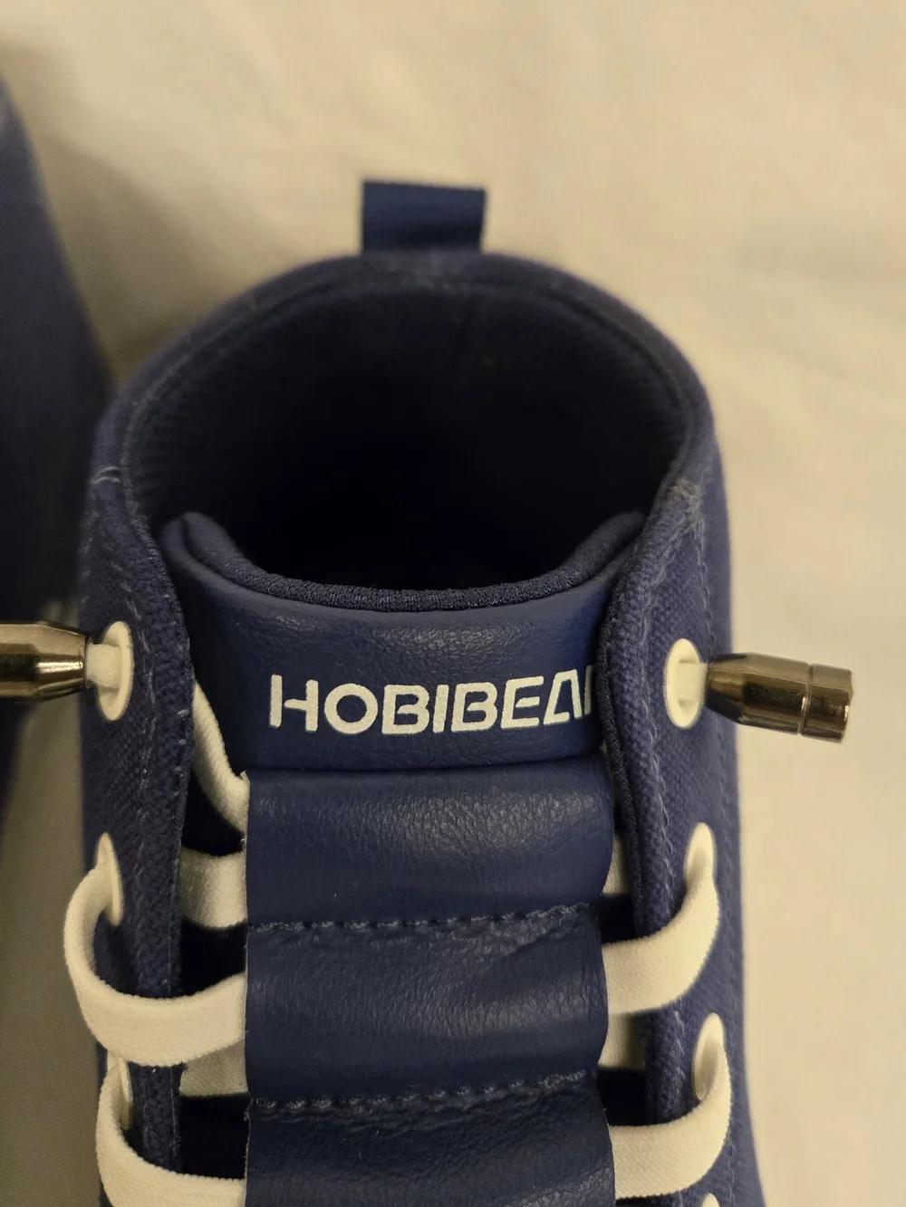 Hobibear Men’s Navy Athletic High-Top Sneakers Size 7.25. Women 9.25 Eur 40